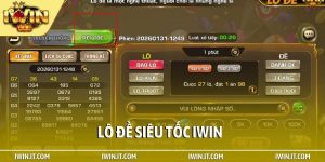 Lô đề siêu tốc iWin